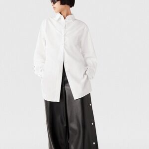 Stella McCartney White Button Down Blouse Size 44